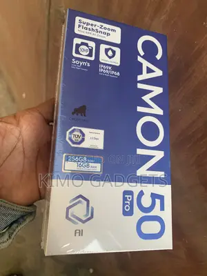 New Tecno Camon 50 Pro 256 GB Gold