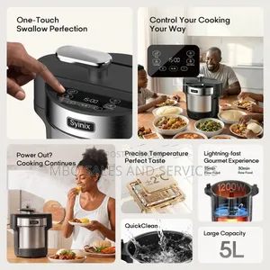 Syinix Swallow Maker Ultra–Smart Automatic Swallow&Food Processor (5L)