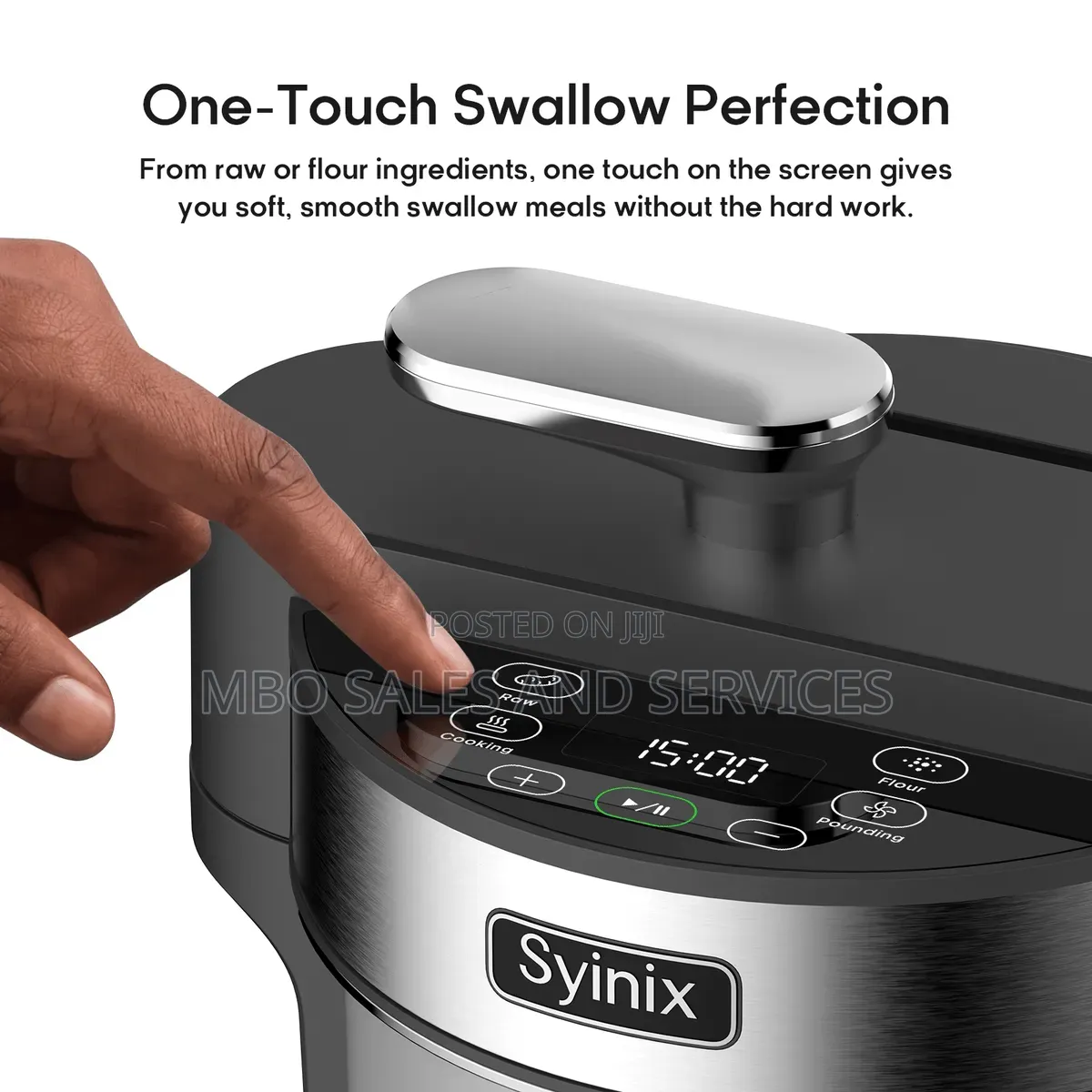 Syinix Swallow Maker Ultra–Smart Automatic Swallow&Food Processor (5L)