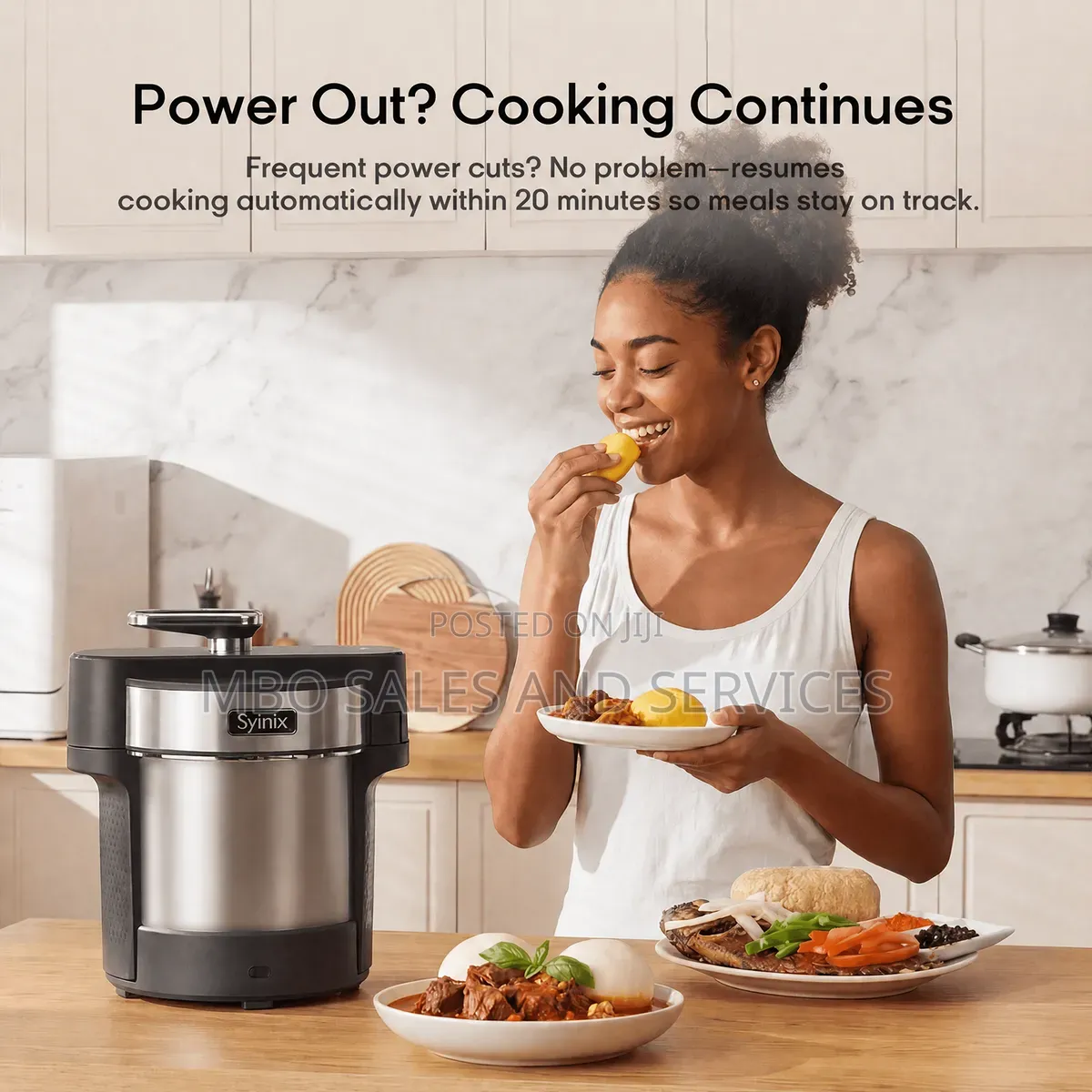 Syinix Swallow Maker Ultra–Smart Automatic Swallow&Food Processor (5L)