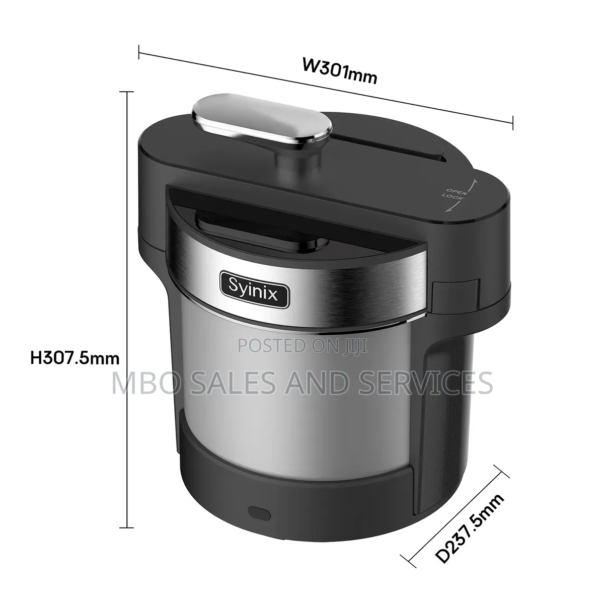Syinix Swallow Maker Ultra–Smart Automatic Swallow&Food Processor (5L)