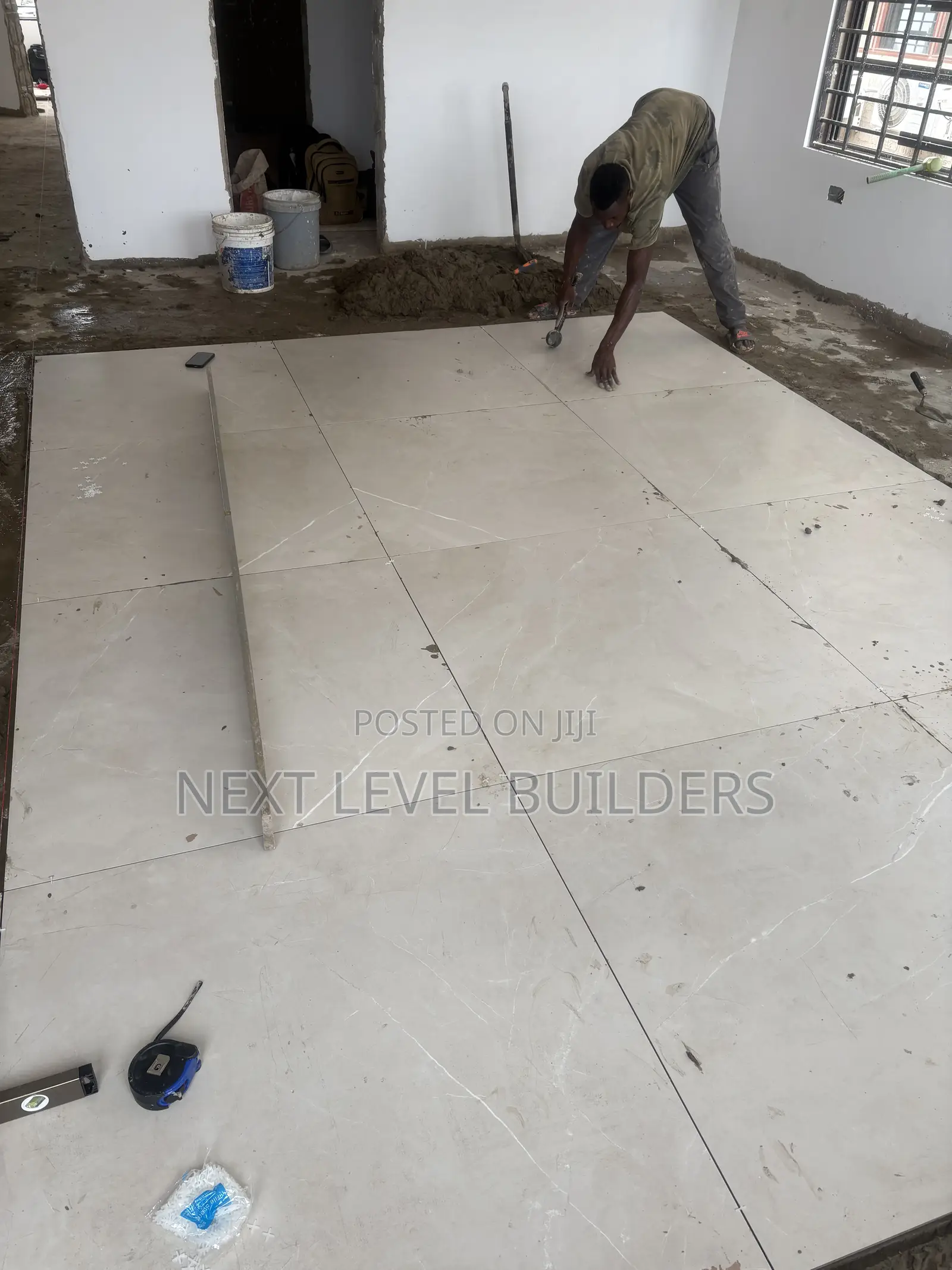 “Professional Floor & Wall Tiling Services by Next Level Builders.”