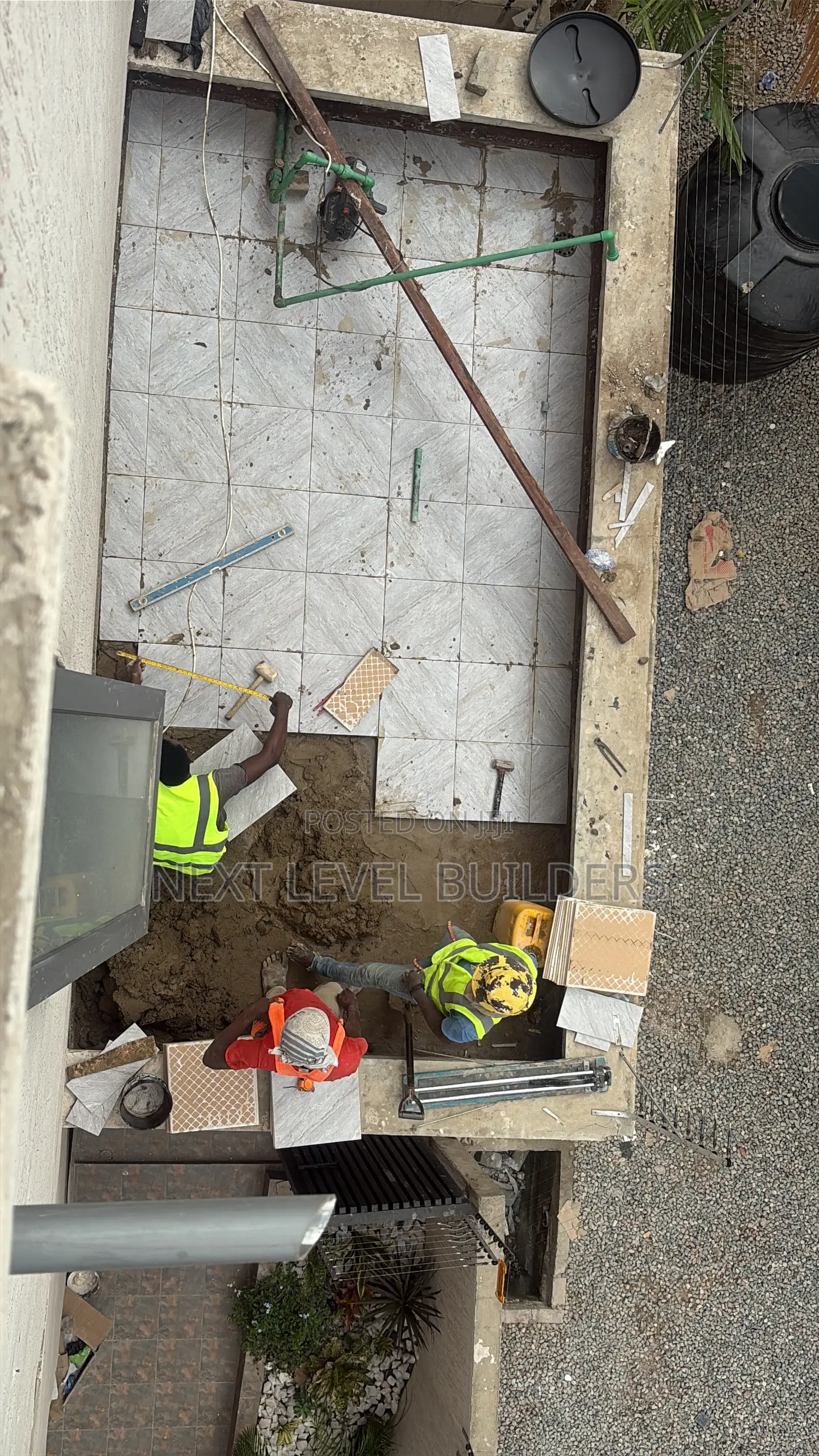 “Professional Floor & Wall Tiling Services by Next Level Builders.”
