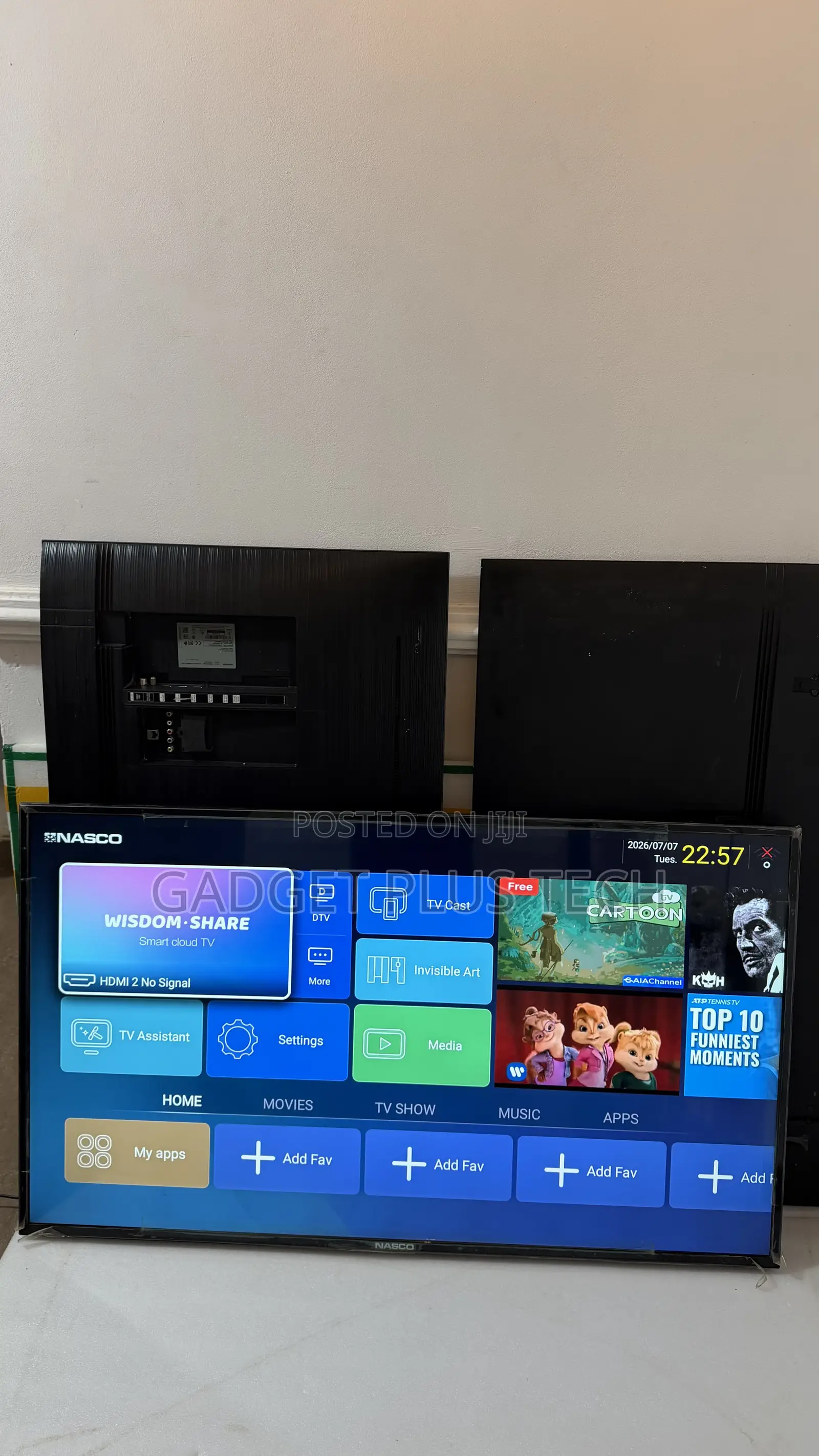 Very Neat 55” Nasco 4K Andriod Smart TV