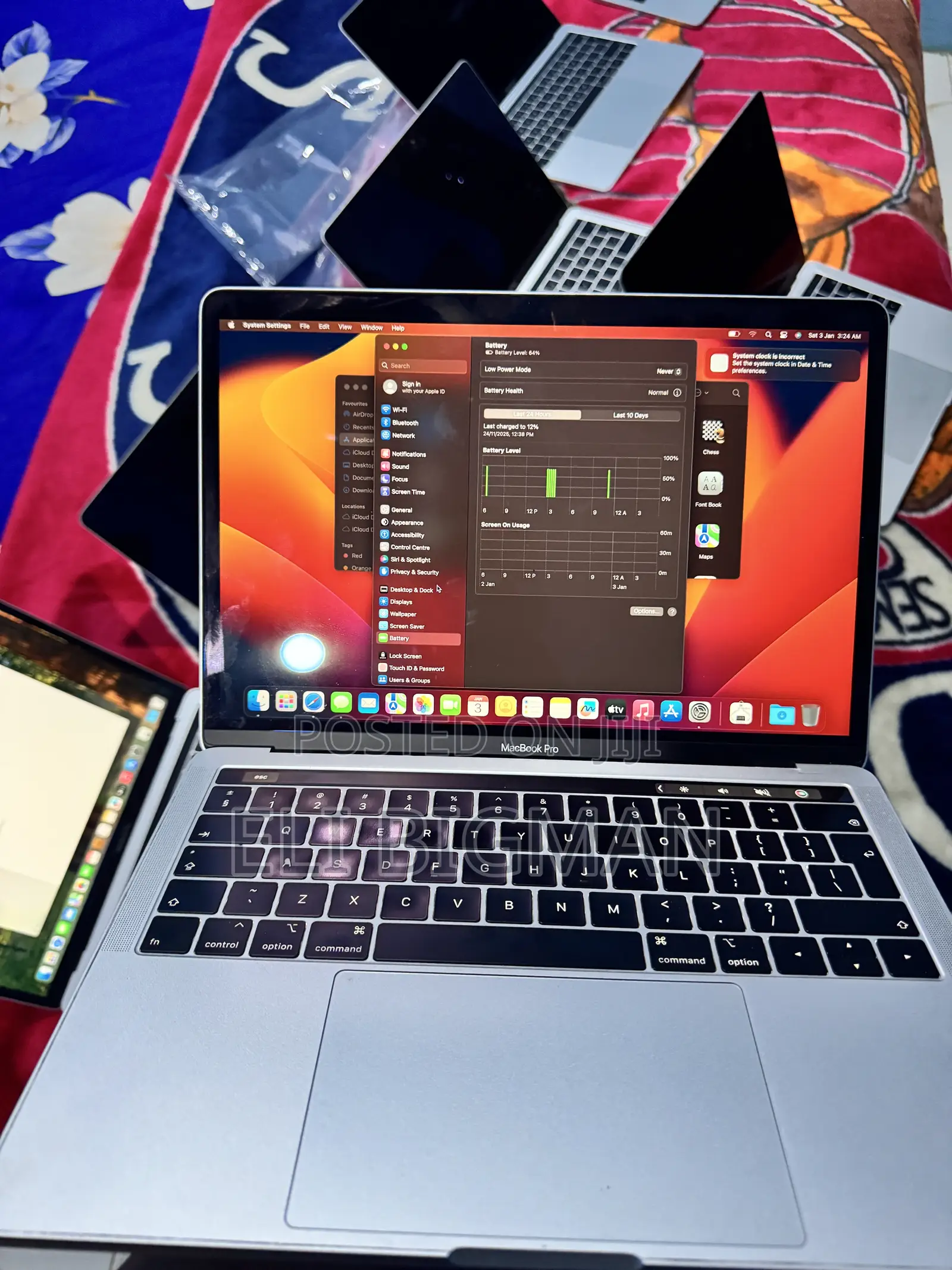 Laptop Apple MacBook Pro 2019 16GB Intel Core i5 SSD 250GB