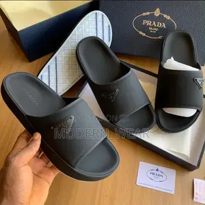 Black Prada Slippers