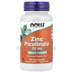 NOW Zinc Picolinate 50 Mg Veg Capsules Immune Support*