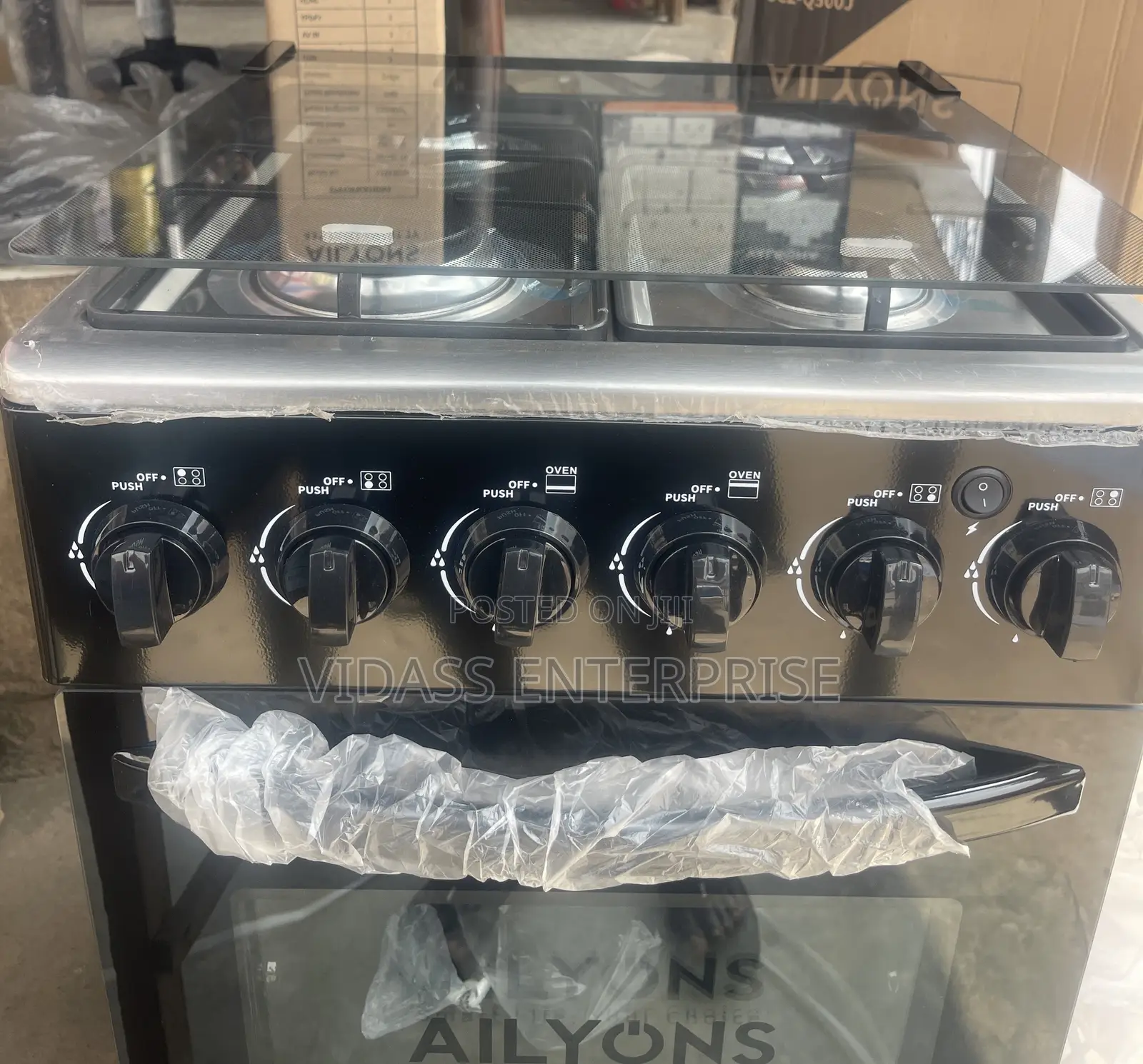 AILYONS 4 Burner Gas Oven and Grill