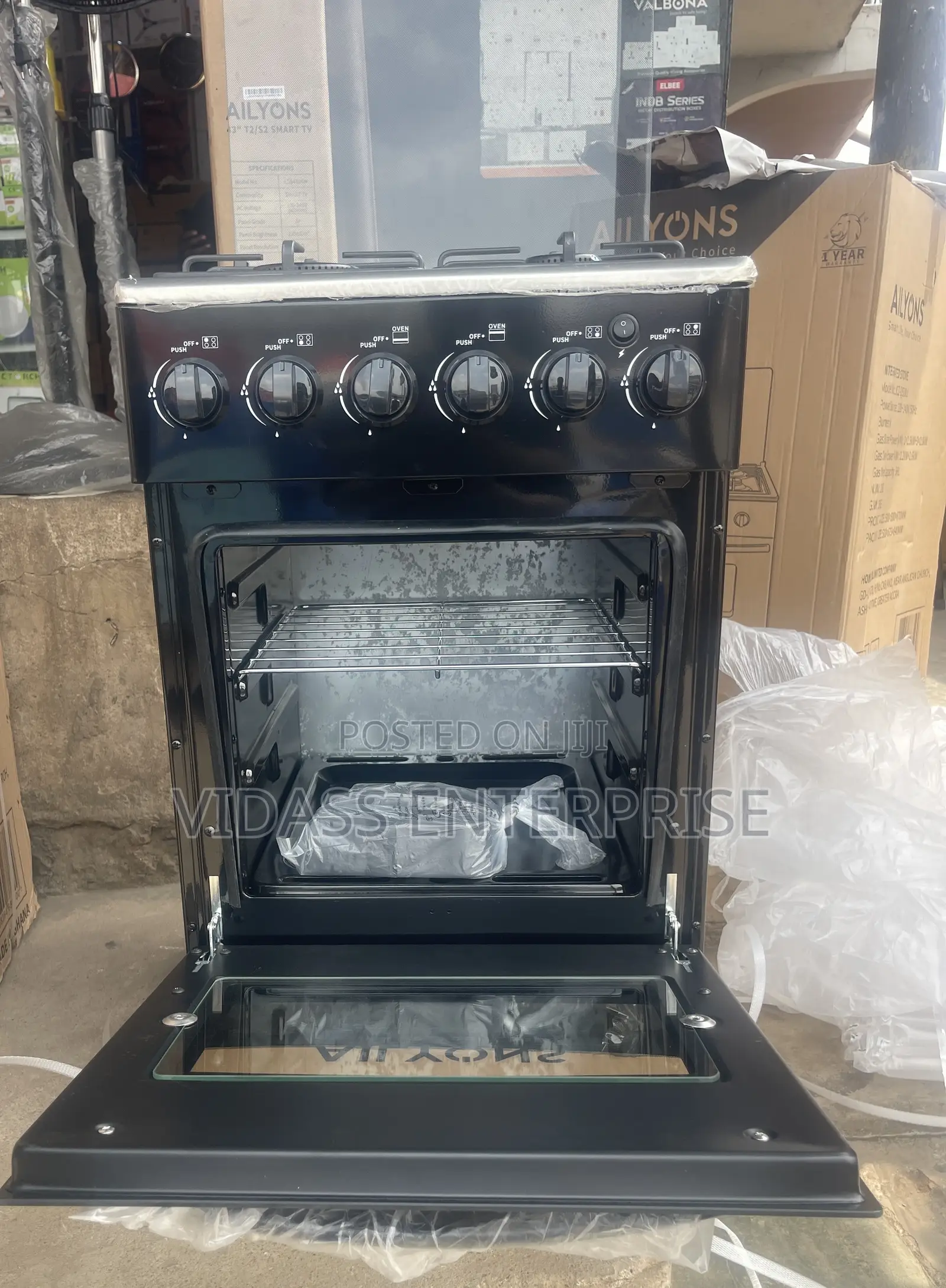 AILYONS 4 Burner Gas Oven and Grill