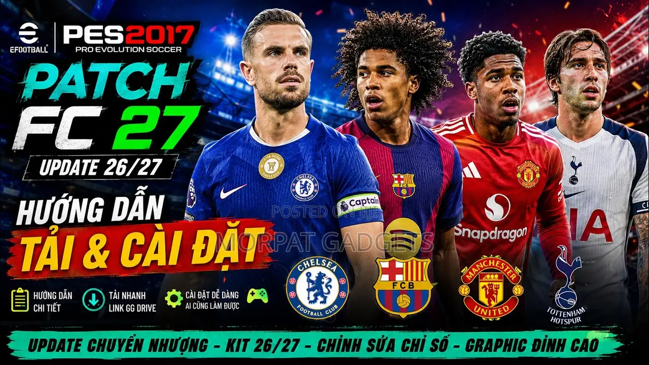 Pes 2017 + Fc 27 Patch | PC Game Available