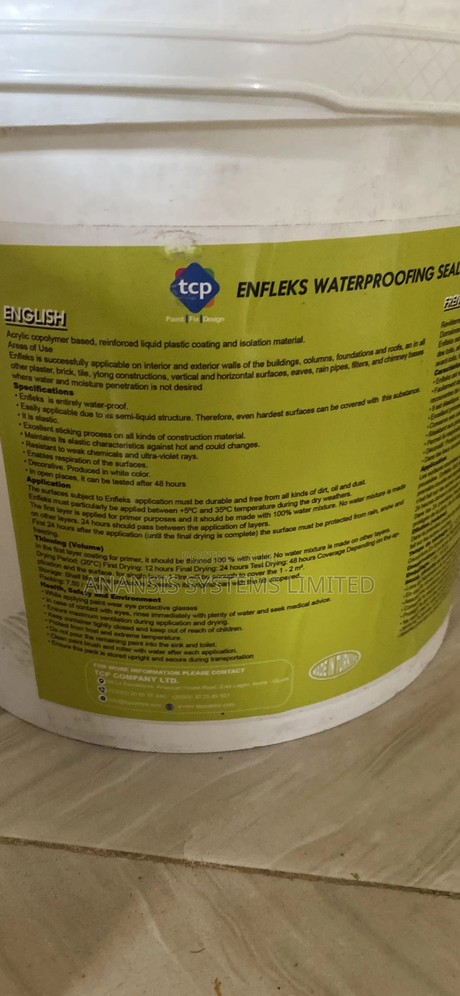 Enflecks Waterproofing Sealant Paint