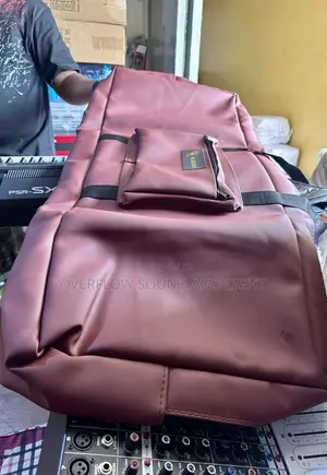 Maroon M-Sleeve Professional Leather Keyboard Bag