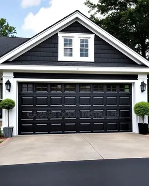 Garage Door With Fanlight