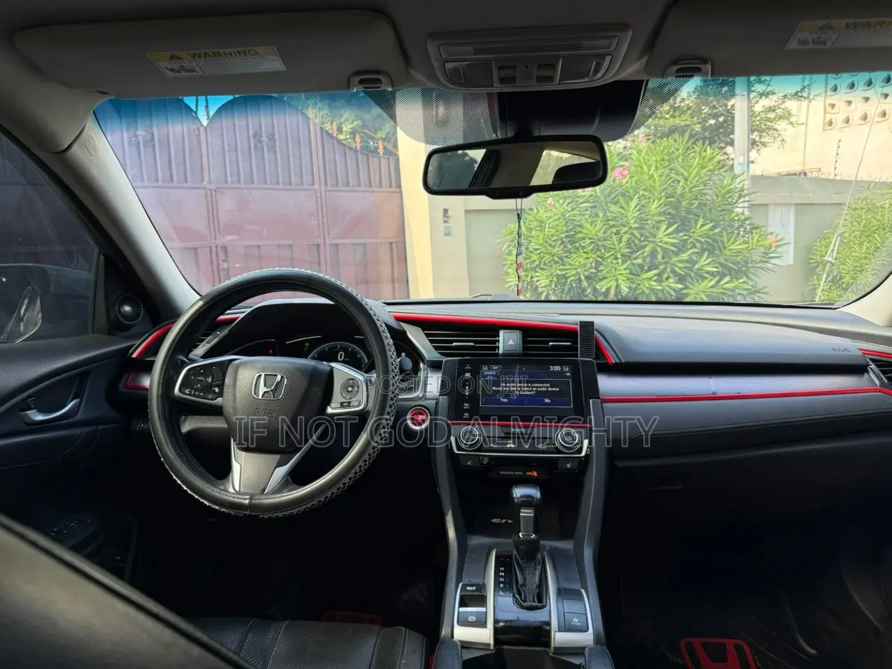 Honda Civic Touring Sedan 2019 Gray