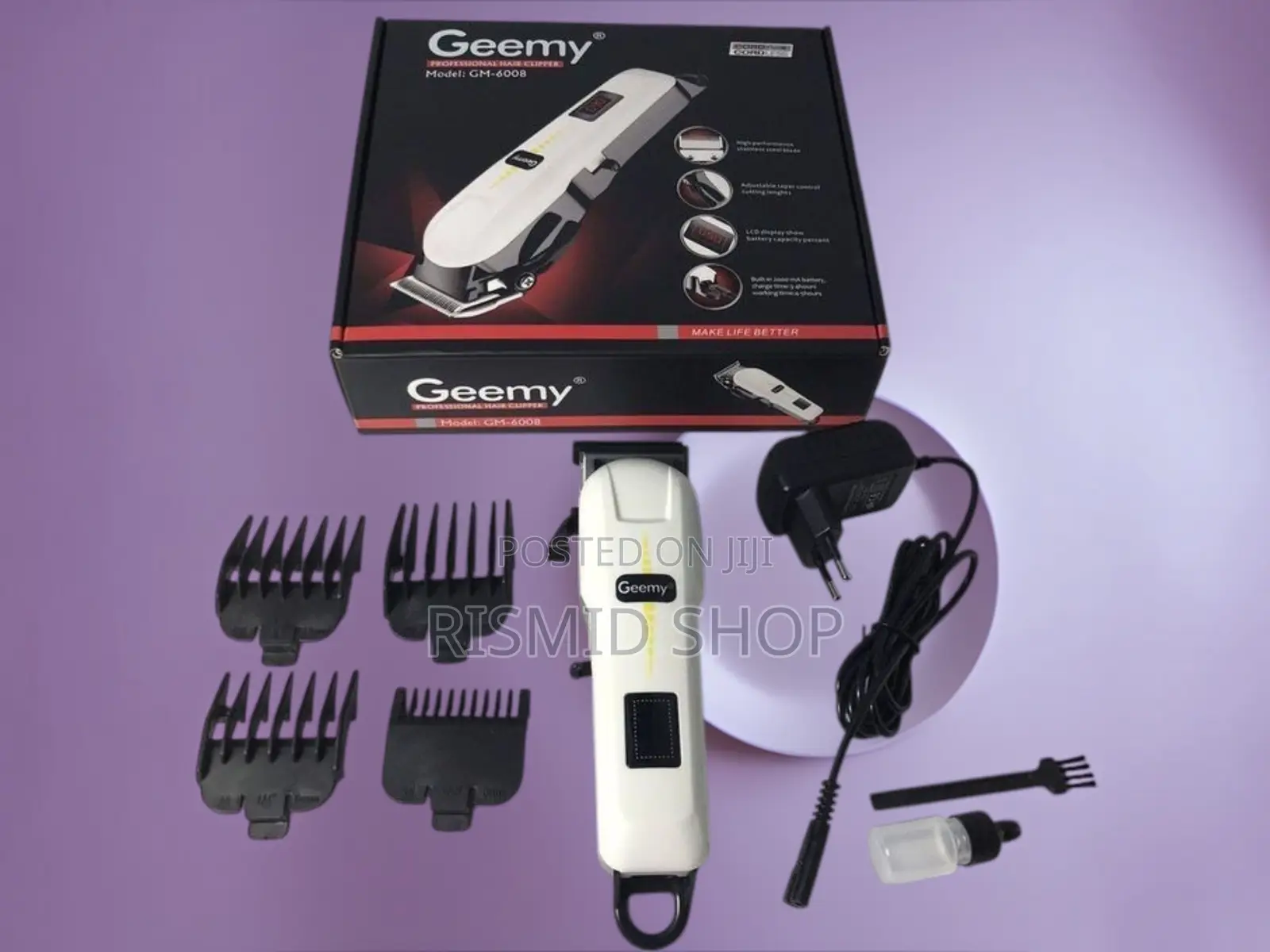 Geemy Gm-6008 Cordless Grooming Hair Clipper