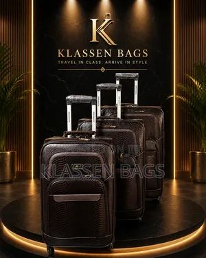 3set Leather Travelling Luggage