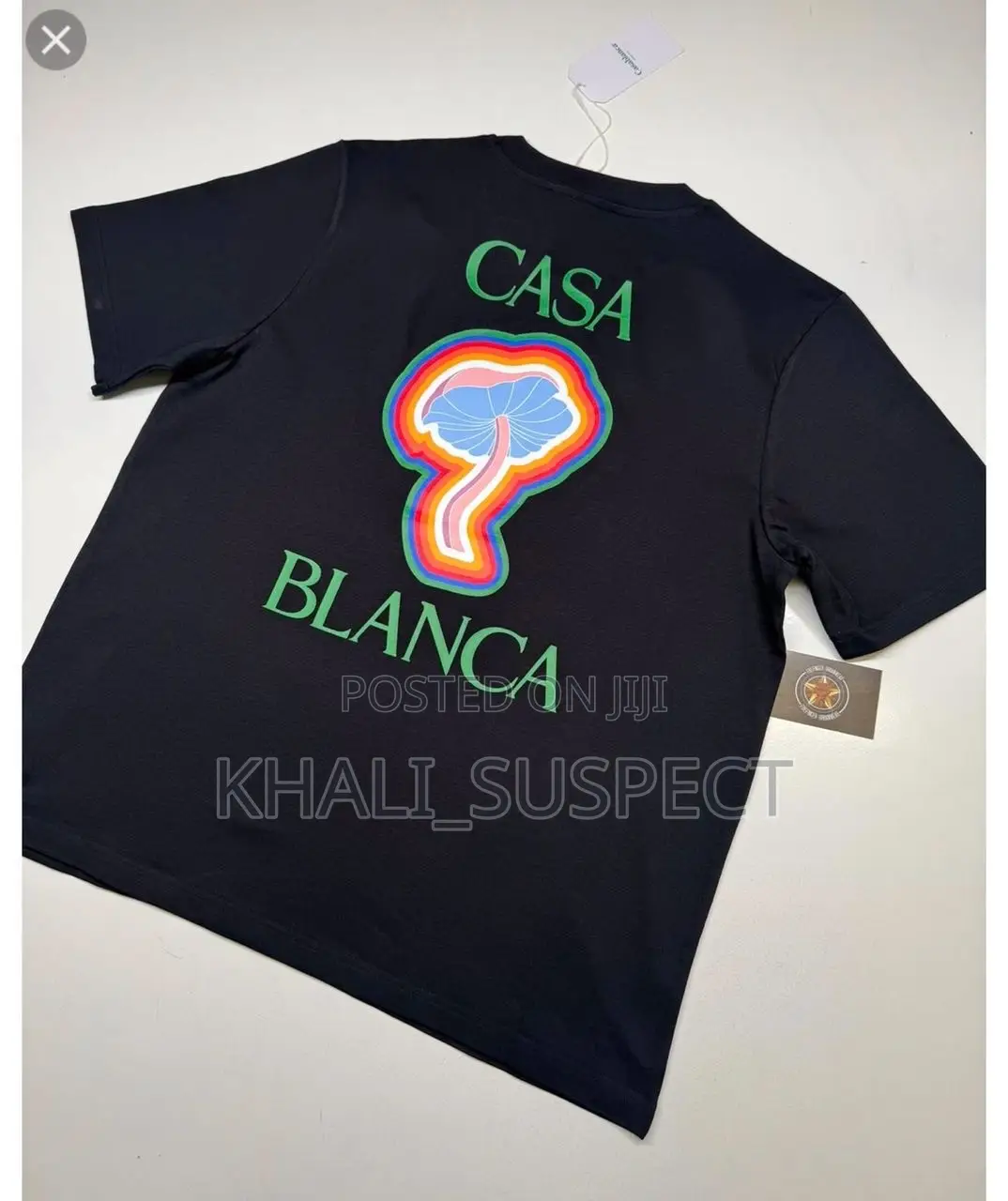 Casablanca Paris Black Graphic Tee – Fresh Drip Available!