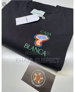 Casablanca Paris Black Graphic Tee – Fresh Drip Available!