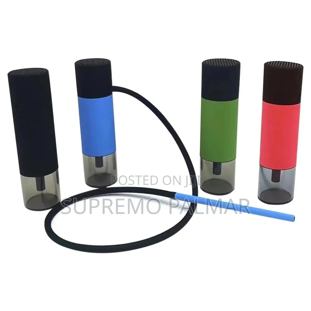 Portable Shisha Pot for Car & Outdoor Use - Mini Hookah With Hose