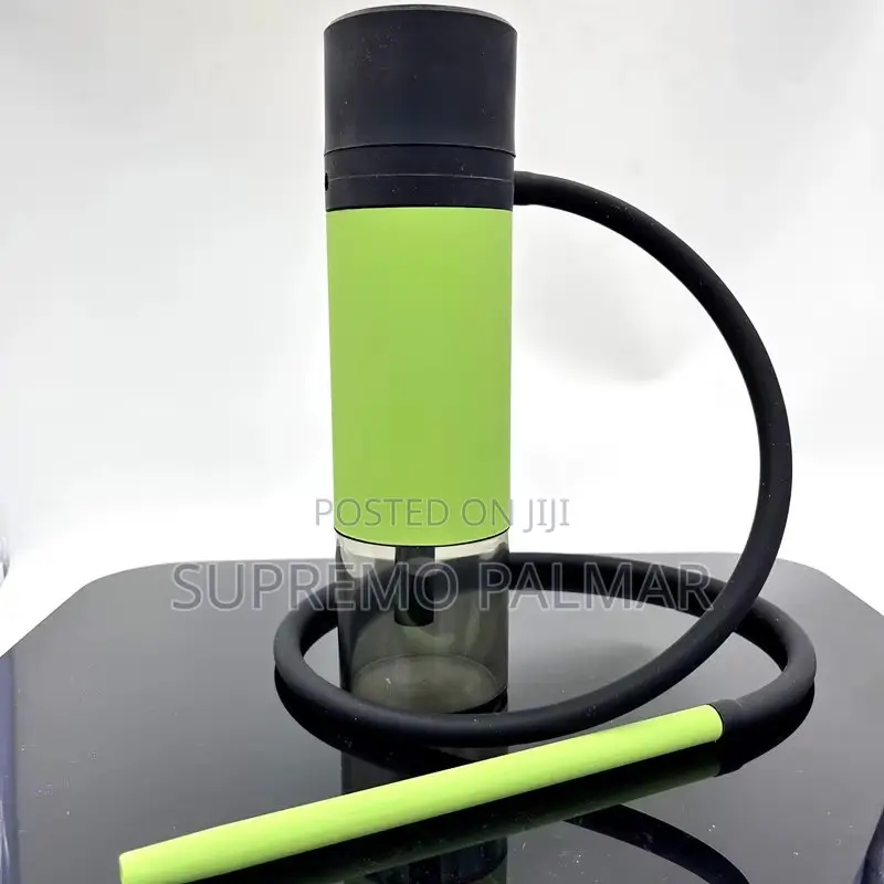 Portable Shisha Pot for Car & Outdoor Use - Mini Hookah With Hose