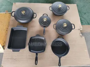 Enamel Non-Stick Cast Iron Utensils Very New and Available Now as Seen