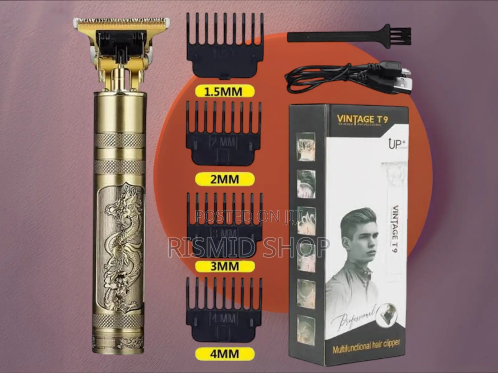Vintage T9 Wireless Hair Clipper & Trimmer