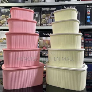 5-Set Storage Bowls Set (Sizes From 1l-5l)