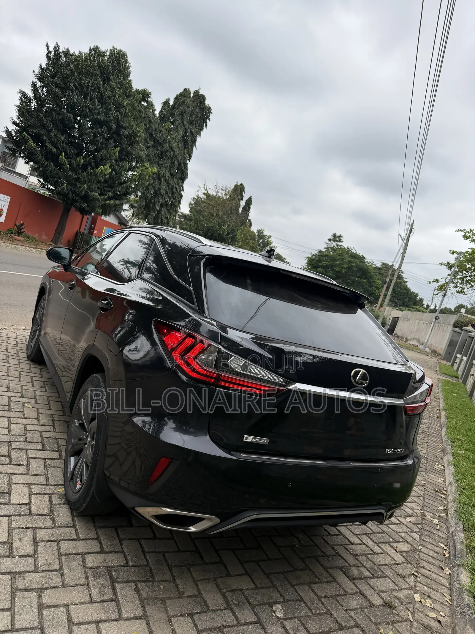 Lexus RX 350 F Sport AWD 2017 Black