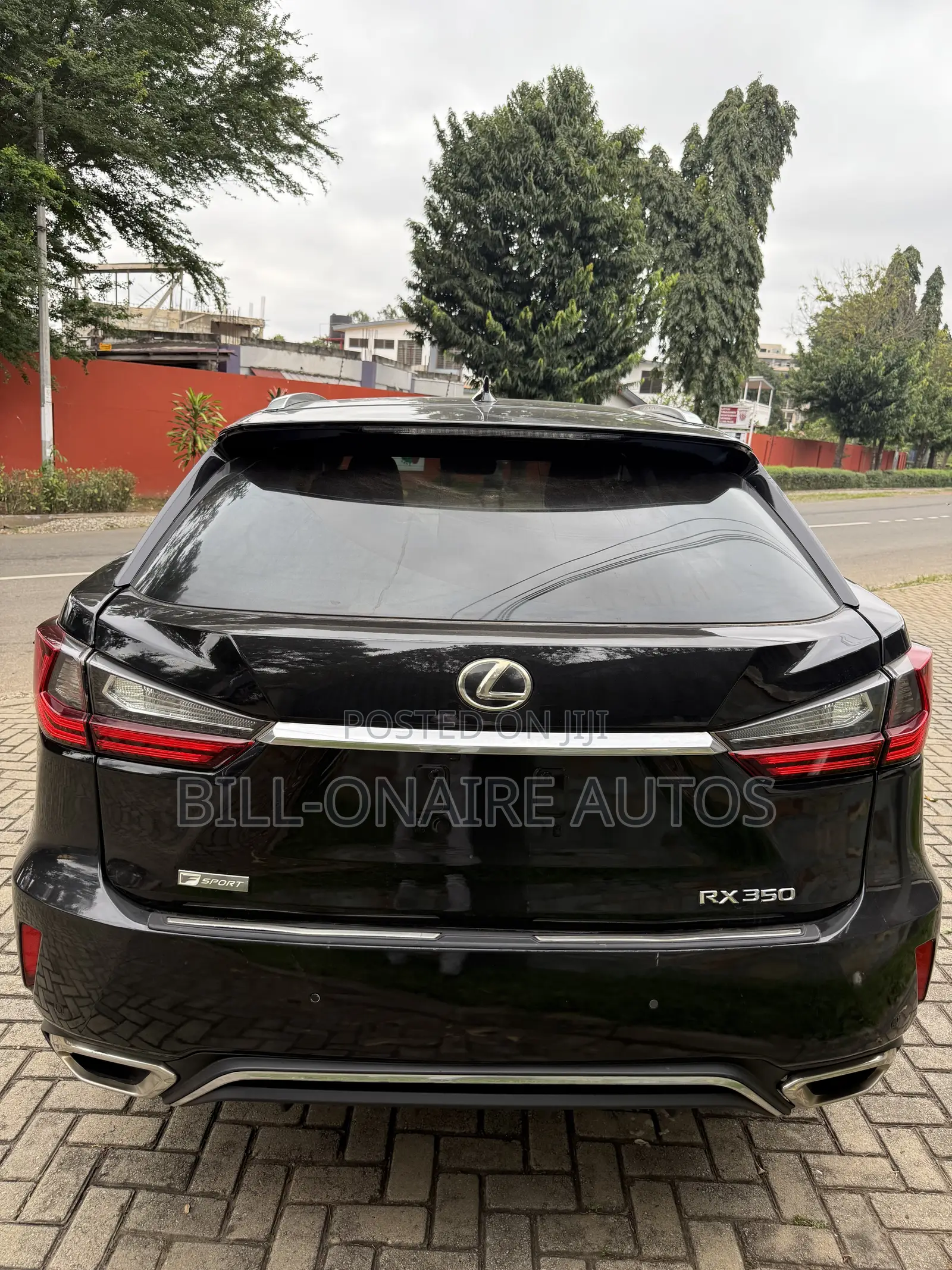 Lexus RX 350 F Sport AWD 2017 Black