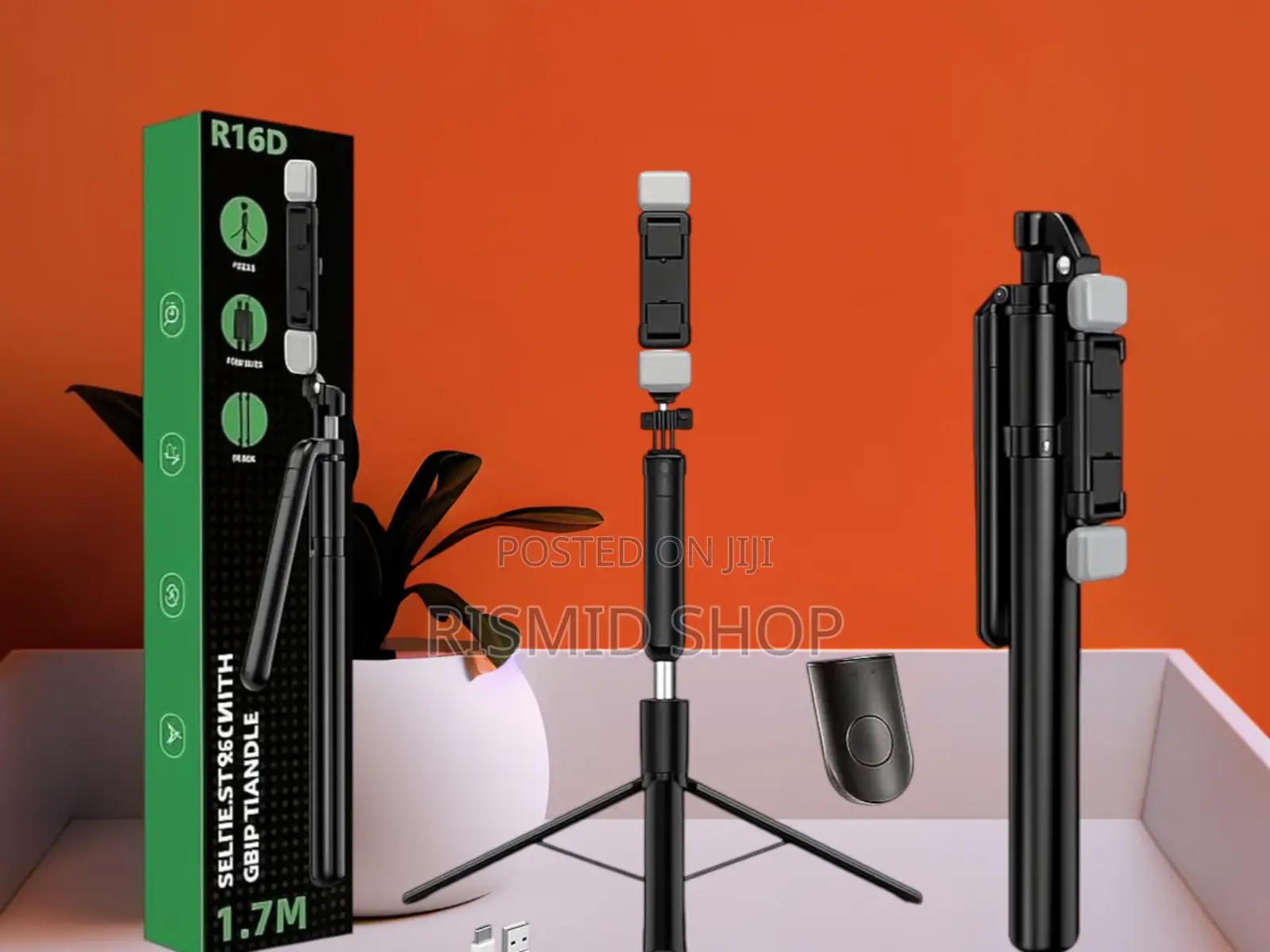 R16d Extension Selfie Stick & Mini Tripod