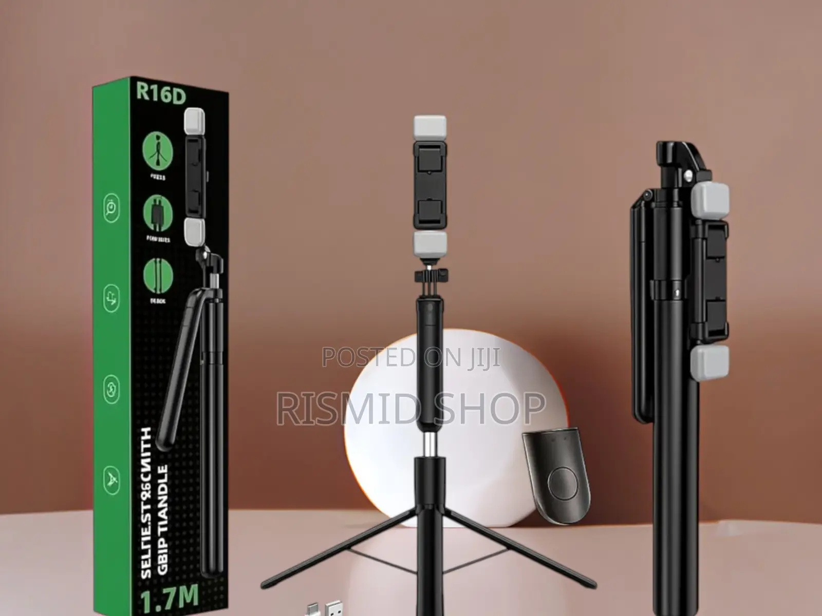 R16d Extension Selfie Stick & Mini Tripod