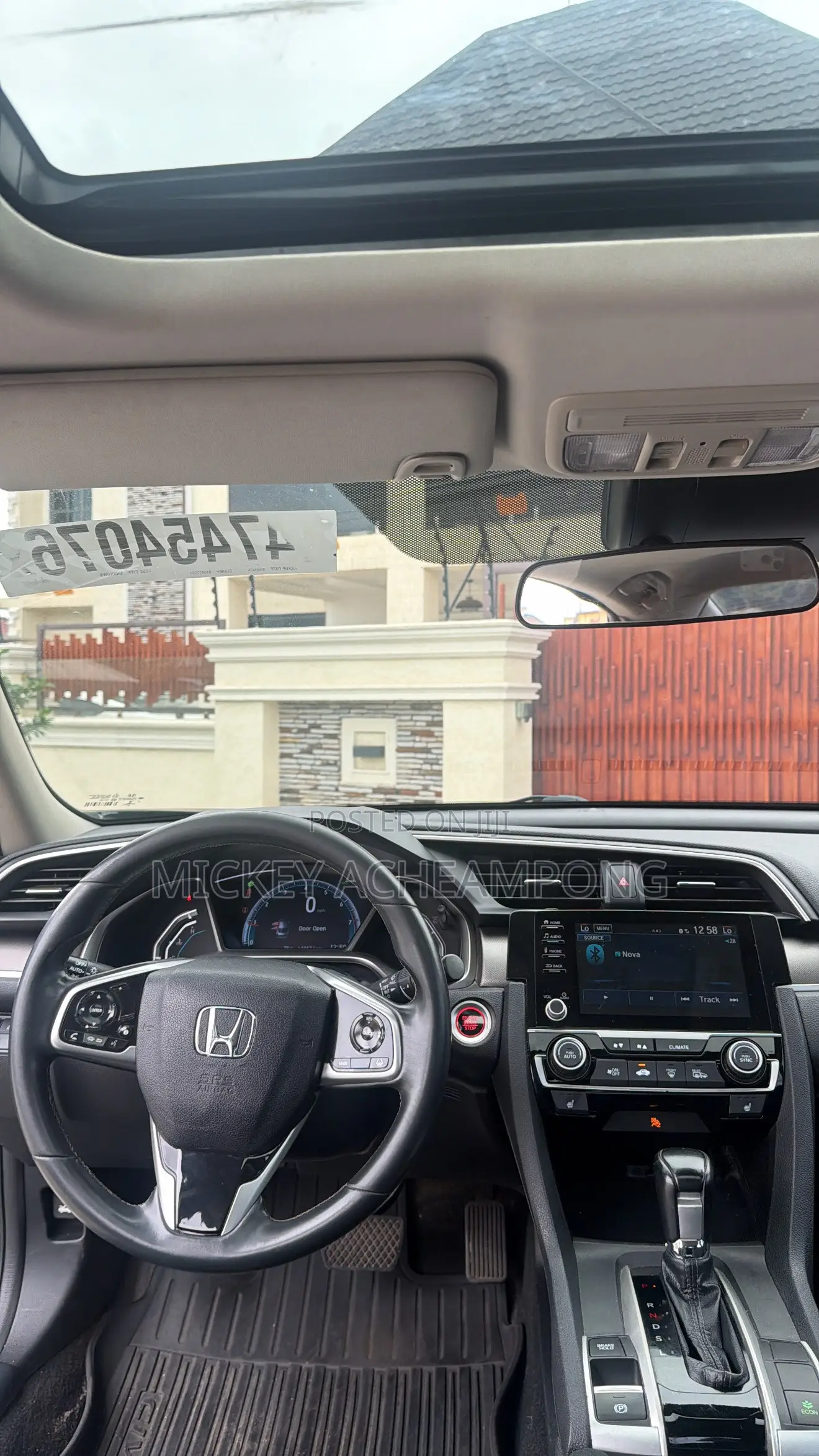 Honda Civic EX 2021 Gray
