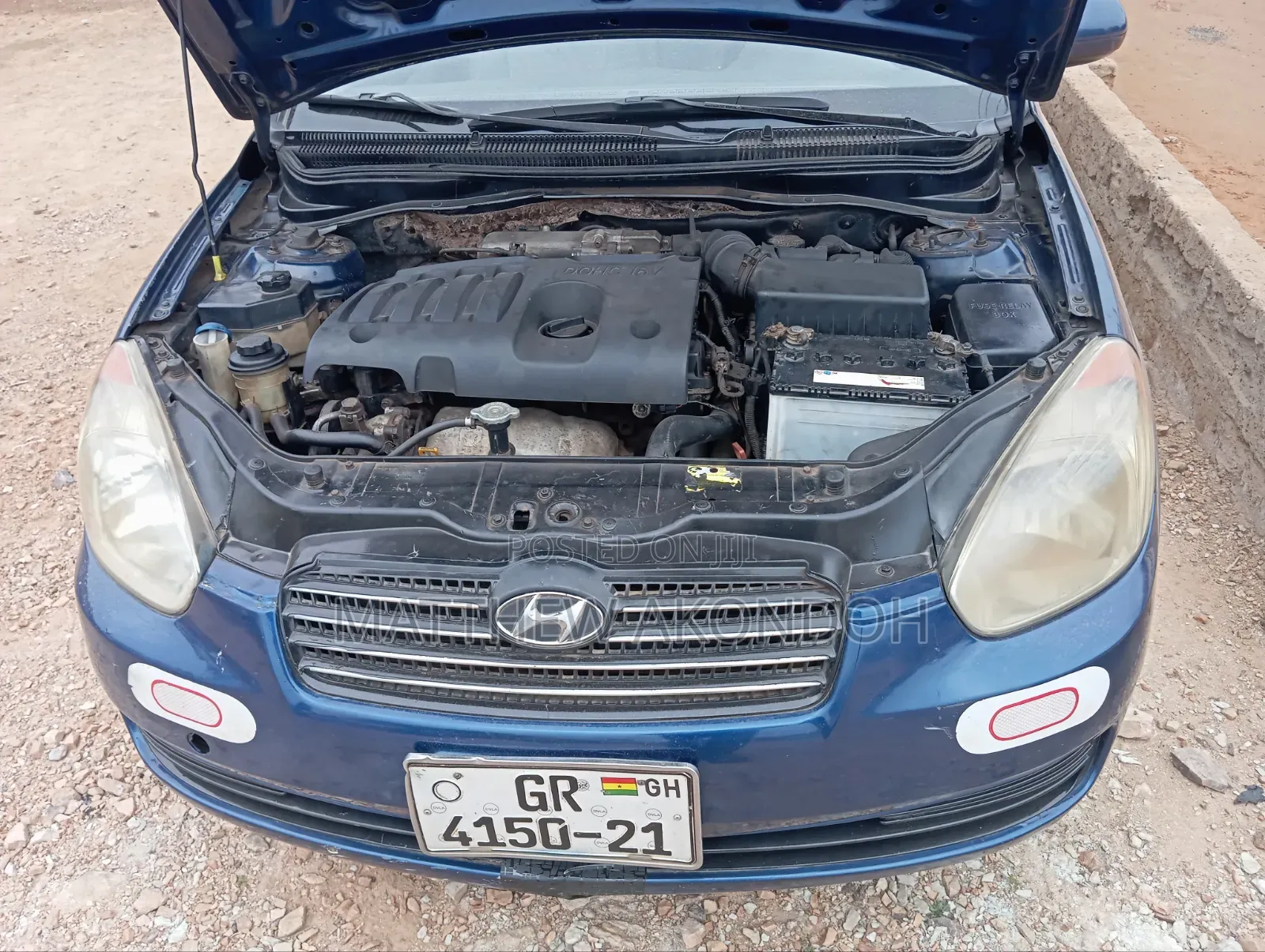 Hyundai Accent 2010 Blue