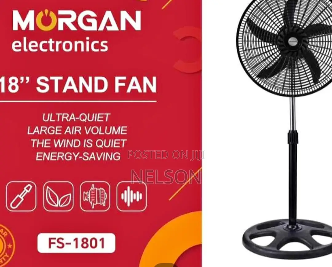 Morgan Electronics FS-1801 18" Stand Fan