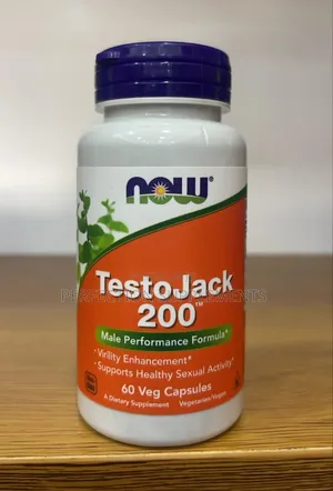 Now TestoJack® 200 Veg Capsules
Male Performance Formula