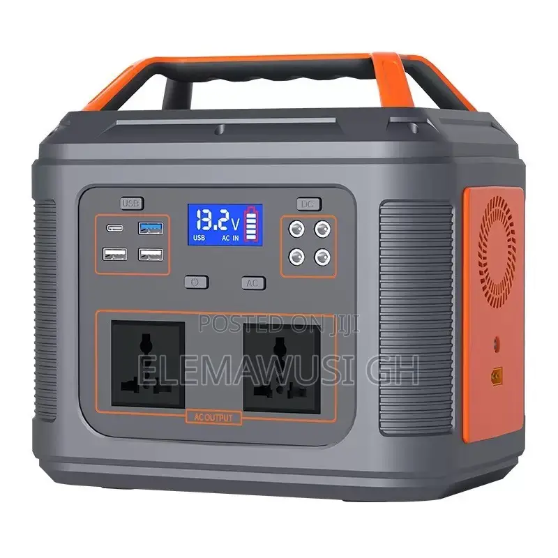 300 Watts Potable Power Station + Solar Panel(TV, Laptops, Fun Bulbs