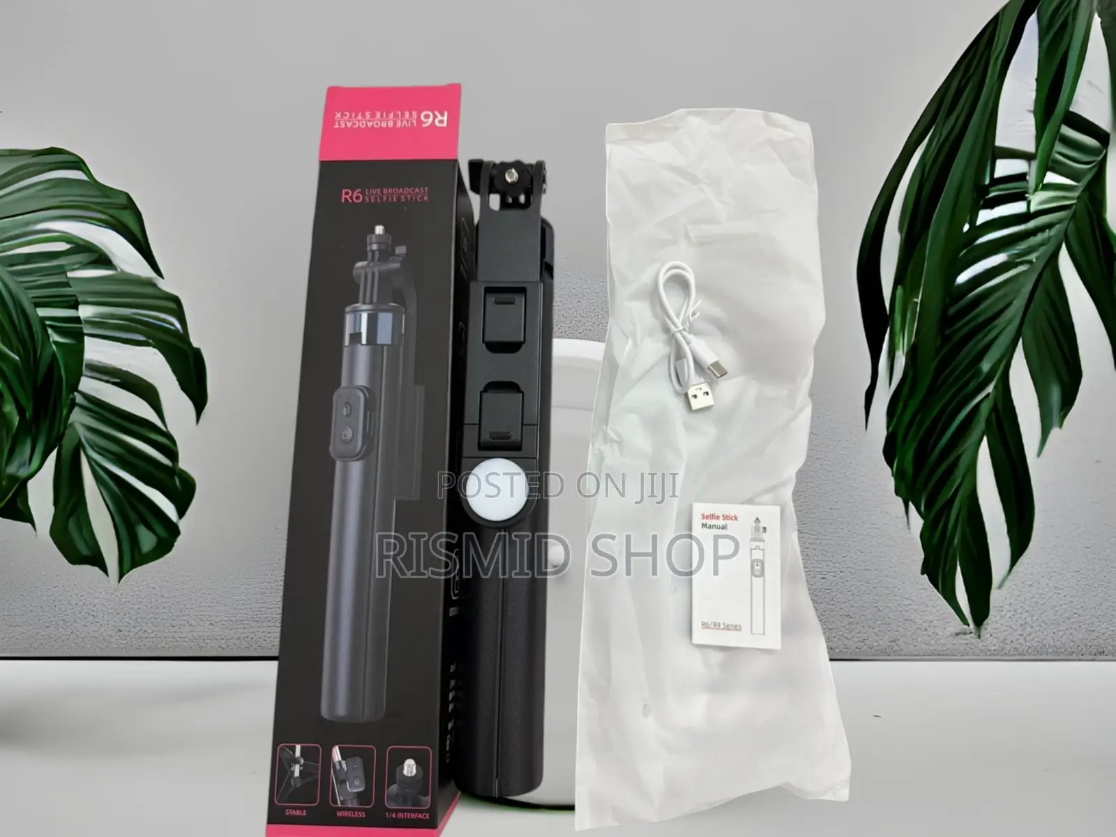 R6 Adjustable Wireless Selfie Stick