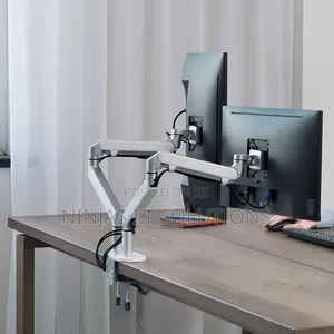 Laptop and Monitor Arm With Gas Spring