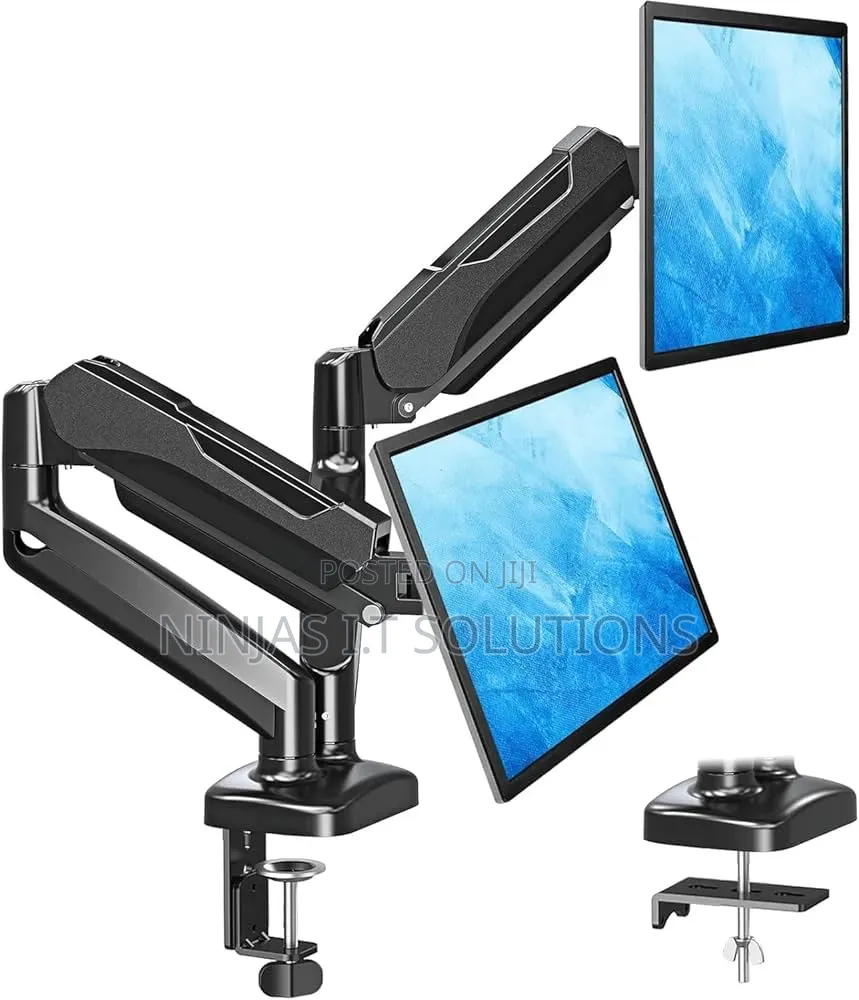 Laptop and Monitor Arm With Gas Spring