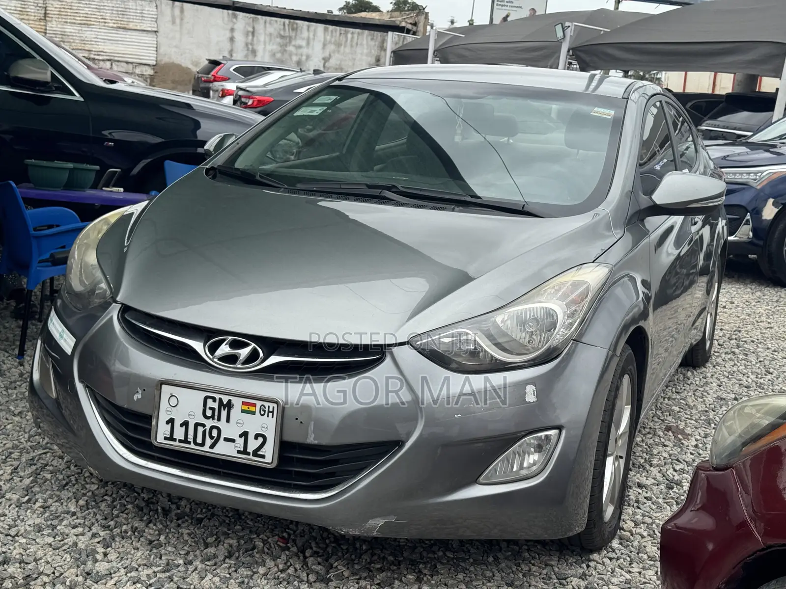 Hyundai Elantra GLS Automatic 2012 Gray