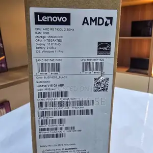 New Laptop Lenovo V15 8GB AMD Ryzen 5 SSD 256GB