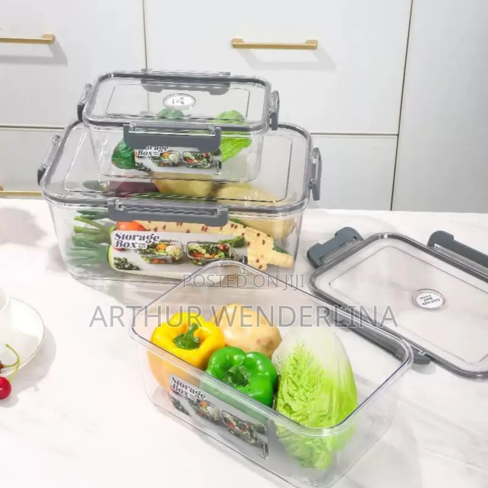 Joy Jolt Glass Container Storage 18pieces