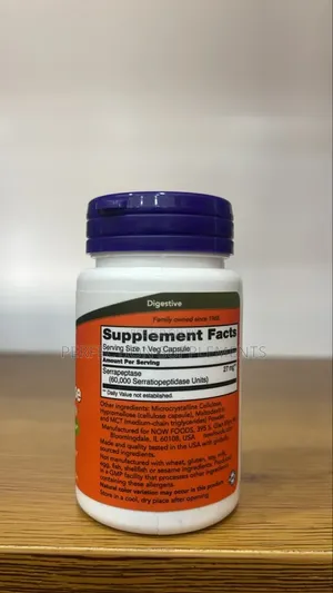 Serrapeptase Veg Capsules
Systemic Proteolytic Enzymes*