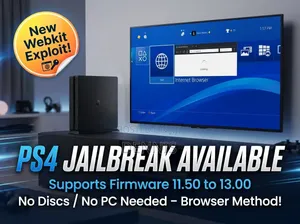 PS4 Jailbreak Service (FW 11.50 – 13.00) – No PC or Discs Needed