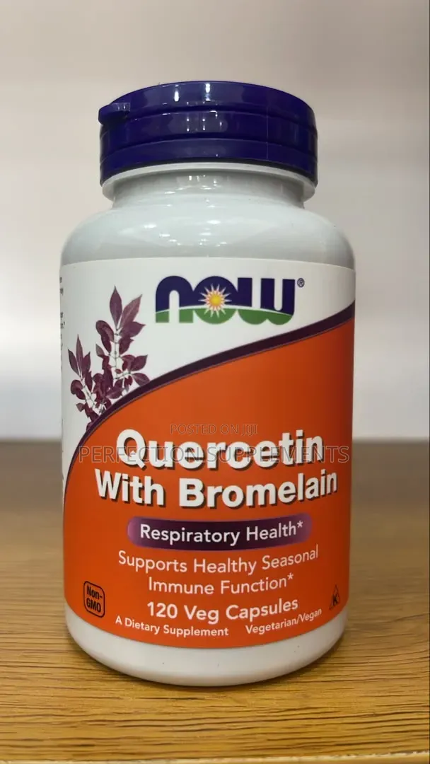 Quercetin With Bromelain Veg Capsules
Respiratory Health*