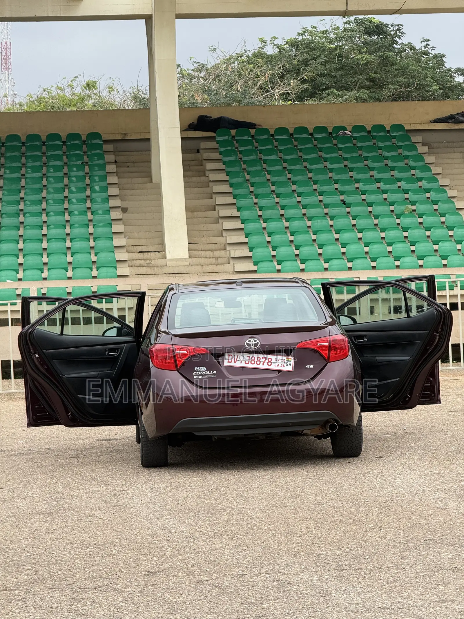 Toyota Corolla SE Special Edition 4dr Sedan (1.8L 4cyl CVT) 2017 Maroon