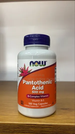 Pantothenic Acid 500 Mg Veg Capsules
B-Complex Vitamin