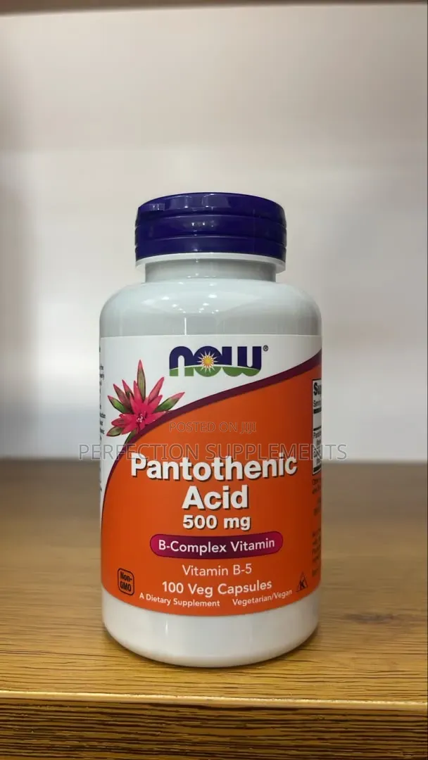 Pantothenic Acid 500 Mg Veg Capsules
B-Complex Vitamin