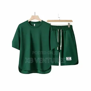 Men's Short-Sleeve Two-Piece Set - Green
