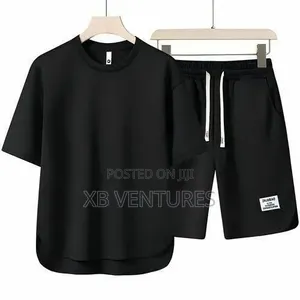 Men's Short-Sleeve Two-Piece Set - Green